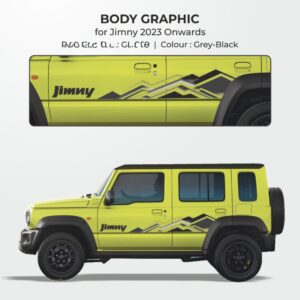 BODY GRAPHICS (GREY-BLACK ) JIMNY 2023