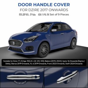 DOOR HANDLE COVER Compatible With SWIFT DZIRE 2017 ONWARDS (SET OF 9)