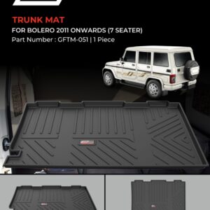 GFX TRUNK MAT Compatible for MAHINDRA BOLERO 2023