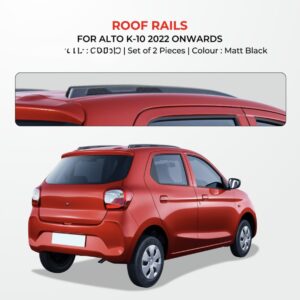 ROOF RAILS MATTE Compatible for BLACK ALTO K10 (SET OF 2)